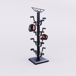 CD1303 chic display helmet rack