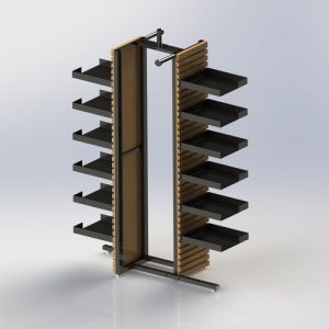 4 way display stand