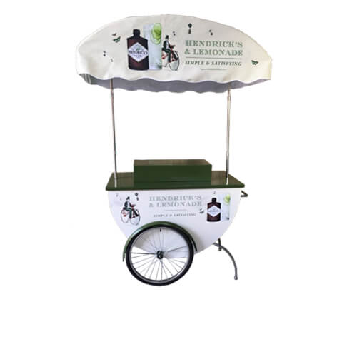 ice cream cart wine display cart