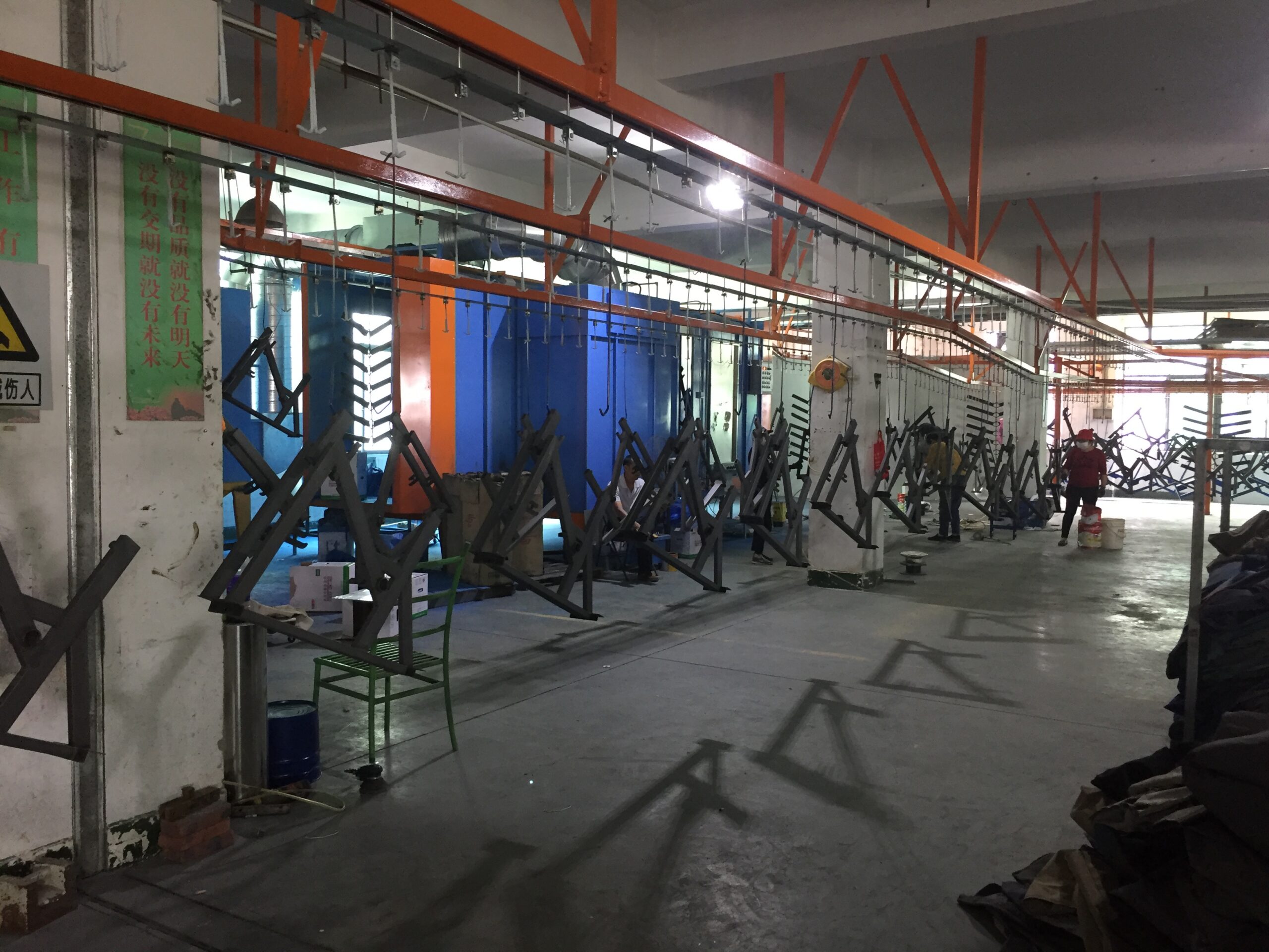 powder coating line